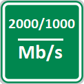 Internet na doma 1000 mbps optika