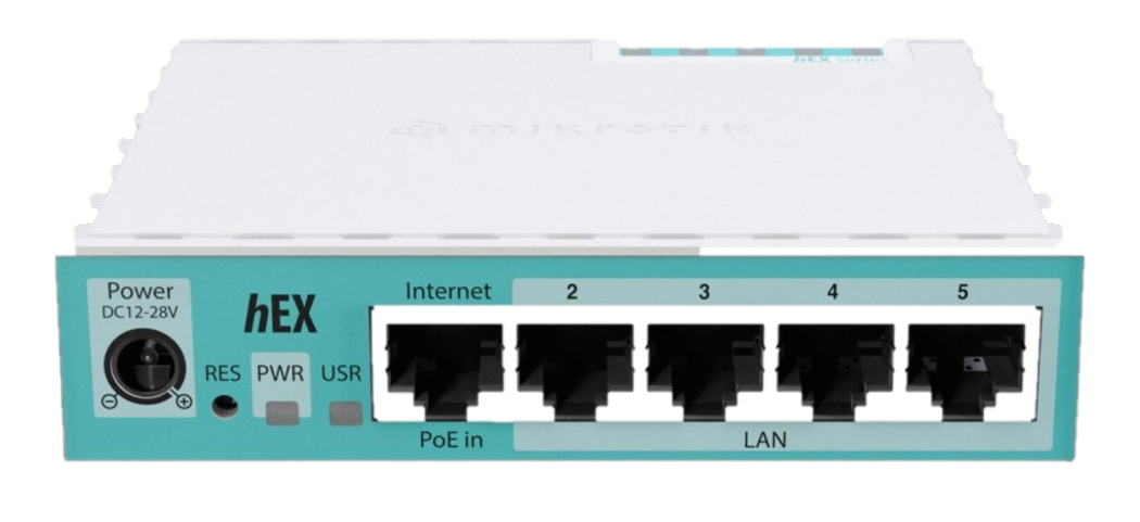 MikroTik E50UG hEX (5xLAN \/ 1Gbps port, USB slot, nem\u00e1 Wi-fi, PoE)